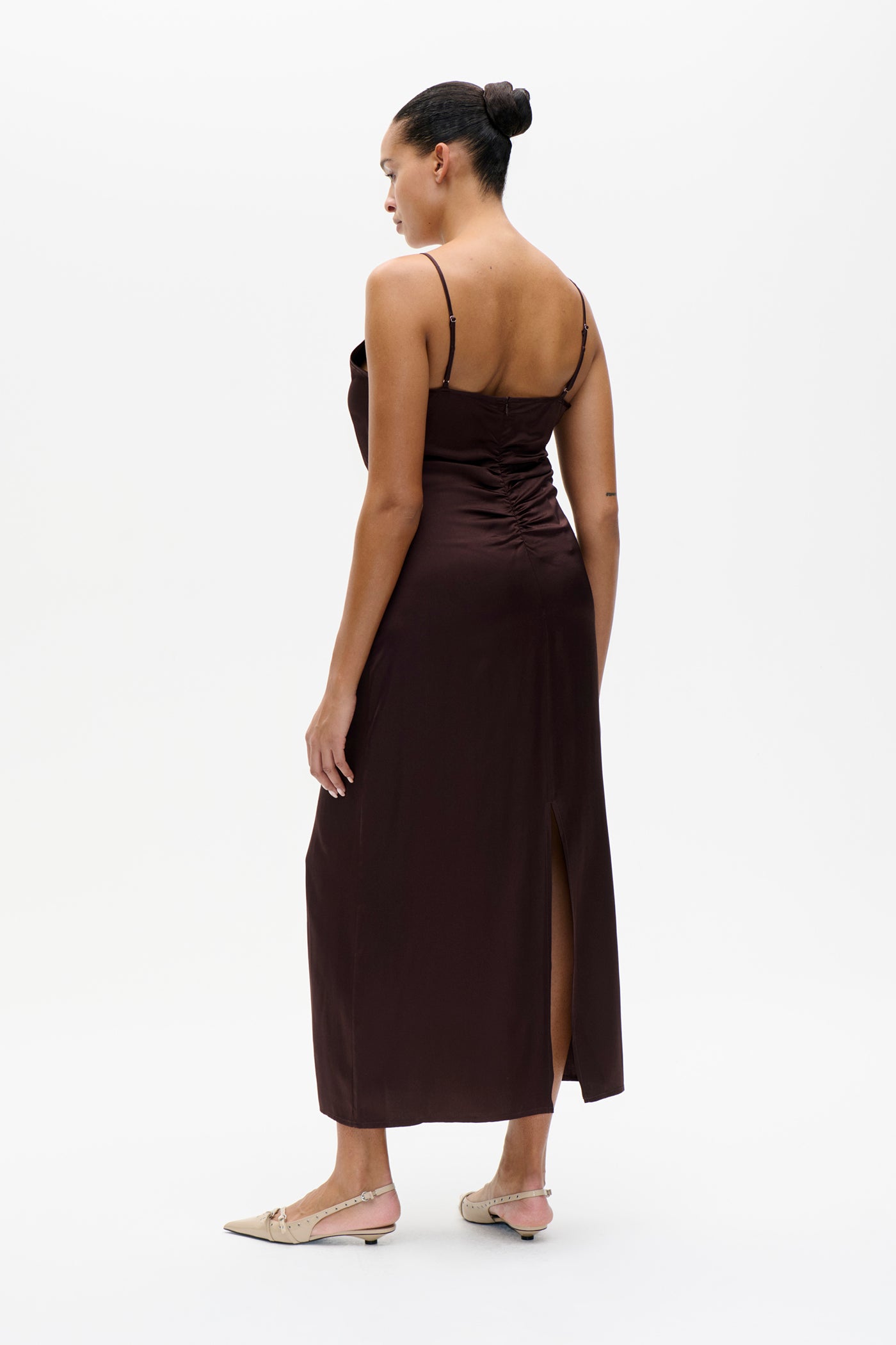 ATALIA DRESS | Coffee Bean Brown