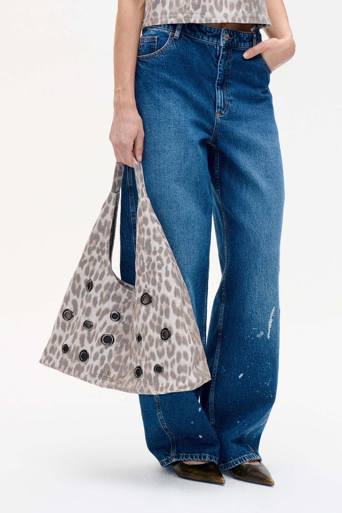 KLEOLA BAG | Leopard Corduroy Mix