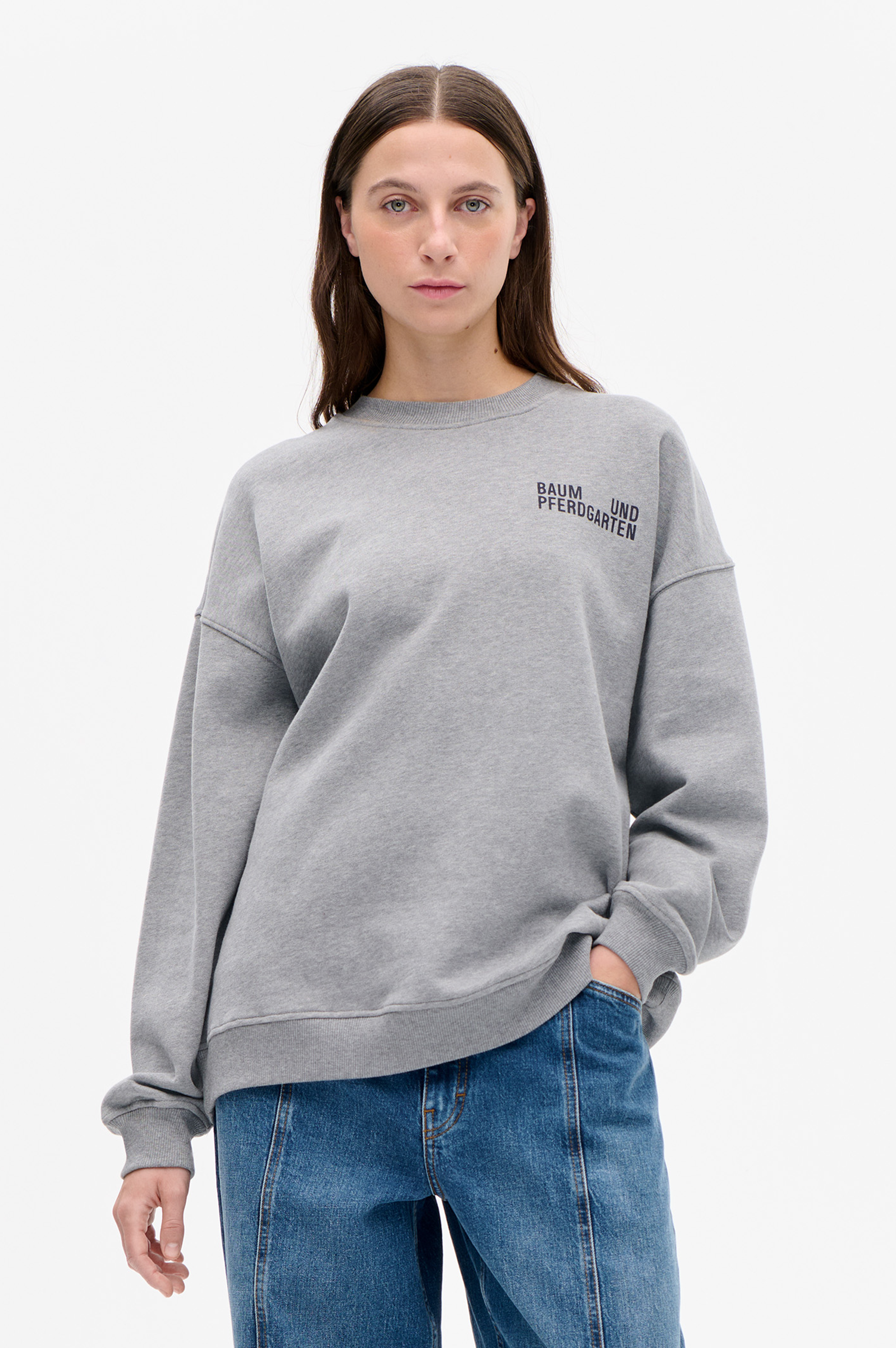 JULLE TOP | Grey Melange